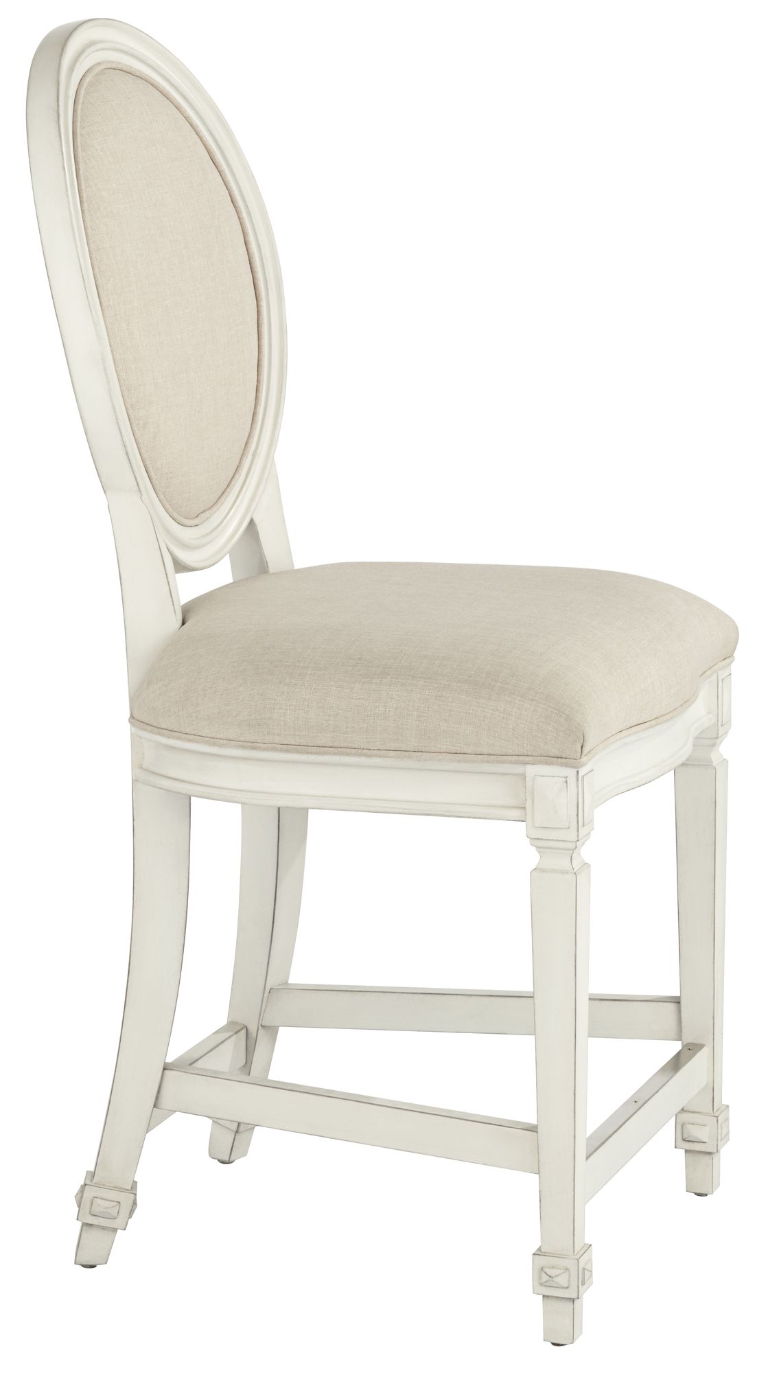 Aiden Allegro 23 1/2" High Vanilla and Almond Counter Stool