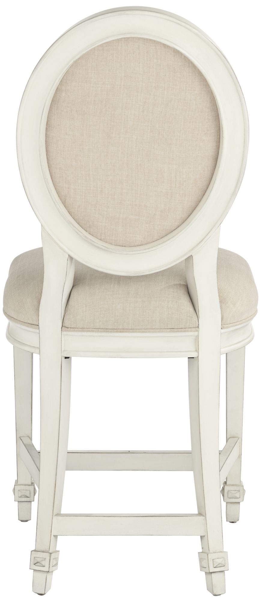 Aiden Allegro 23 1/2" High Vanilla and Almond Counter Stool