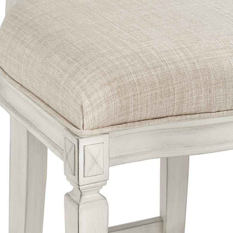 Image 4 Aiden Allegro 31" Almond and Vanilla Bar Stools Set of 2 more views