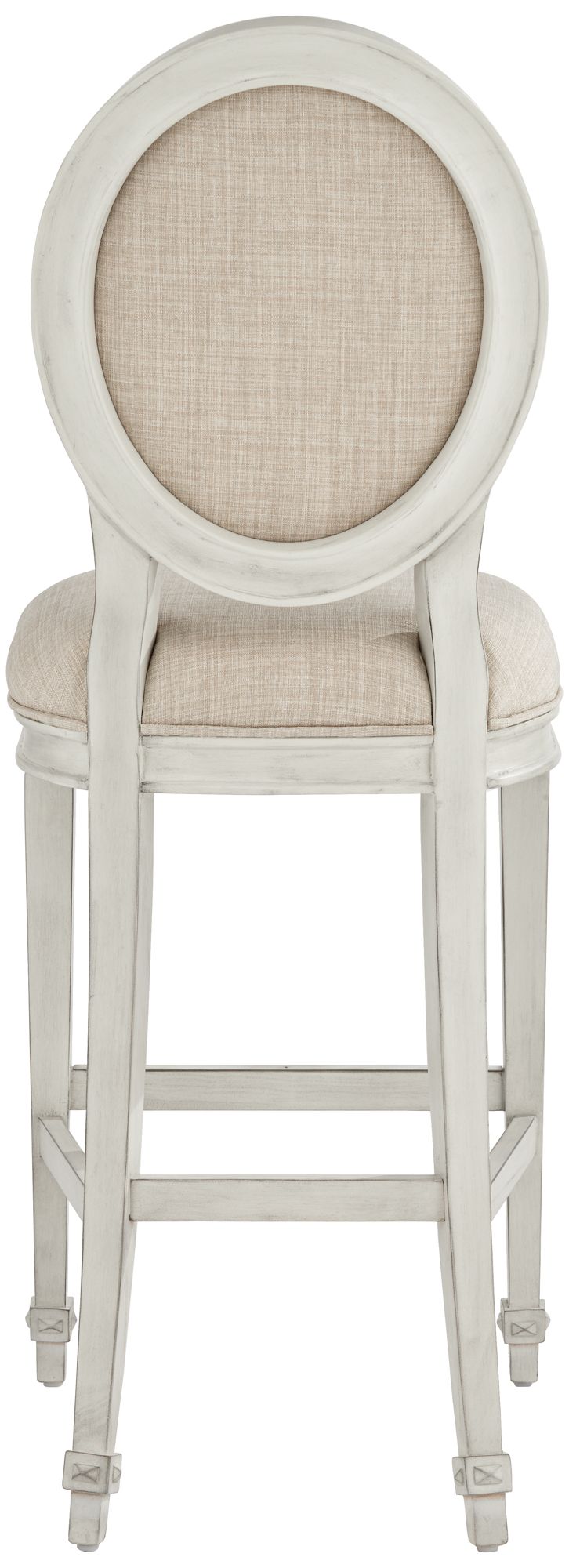 Aiden Allegro 31" Almond and Vanilla Bar Stools Set of 2