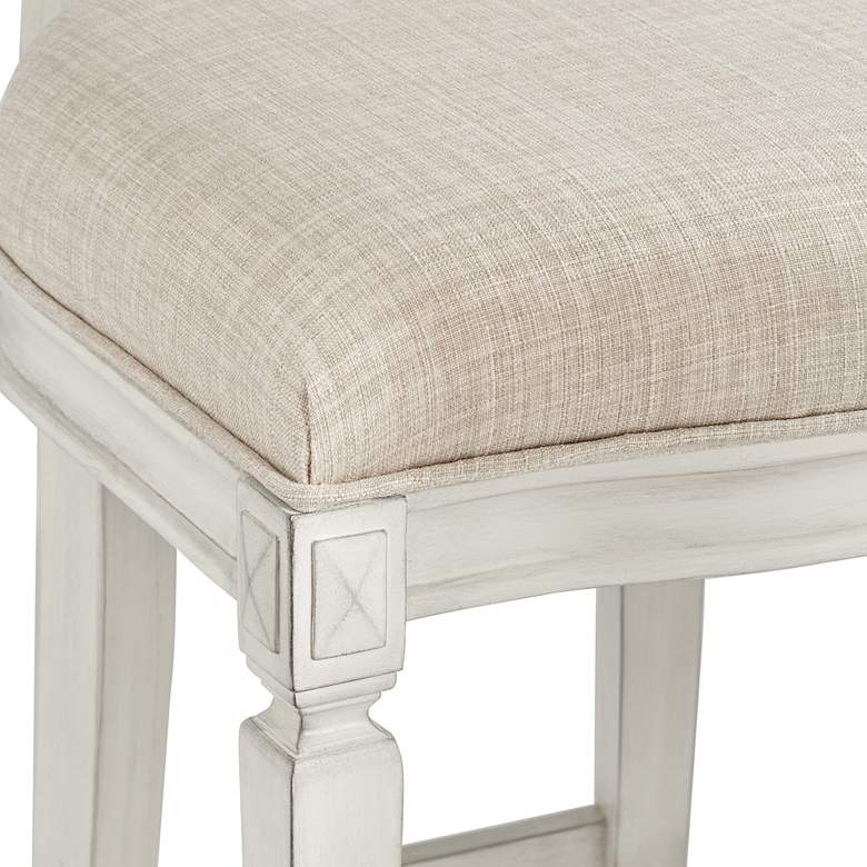 Image 5 Aiden Allegro 31 inch High Vanilla and Almond Barstool more views