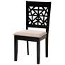 7_Aiden Beige Fabric 5-Piece Dining Table and Chairs Set more views
