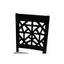 4_Aiden Gray Fabric 5-Piece Dining Table and Chairs Set more views