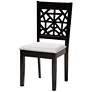 Aiden Gray Fabric 5-Piece Dining Table and Chairs Set