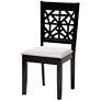7_Aiden Gray Fabric 5-Piece Dining Table and Chairs Set more views