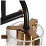 3_Aidtyrtm 2-Light 13.8" Wide Black Brass Bath Vanity Light more views