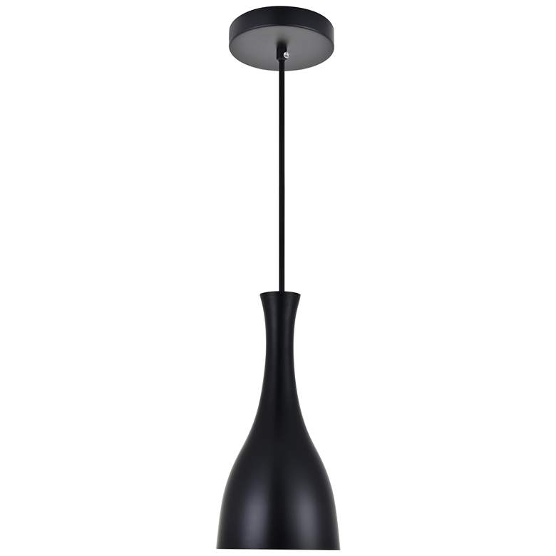 Image 1 Aiken 1 Lt Black Pendant