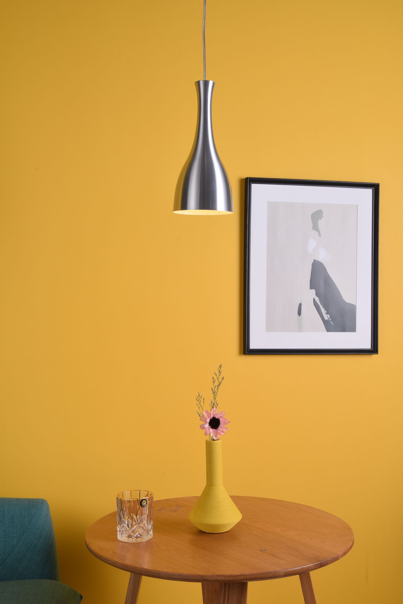 Image 3 Aiken 1 Lt Burnished Nickel Pendant more views