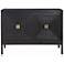 Aiken 43 1/4" Wide Dark Ebony 2-Door Wood Accent Cabinet