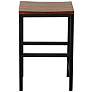 5_Aileen 24" Warm Chestnut Wood Counter Stool more views