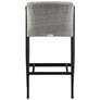 6_Aileen 30" Black and Gray Wicker Outdoor Bar Stool more views