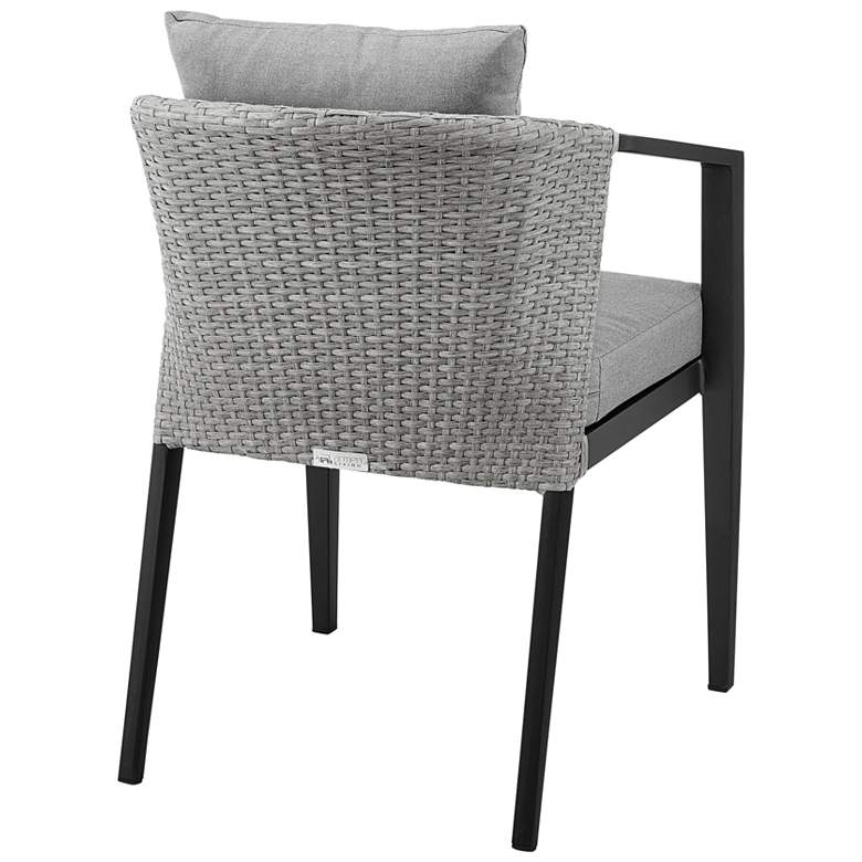 Image 6 Aileen Set of 2 Outdoor Patio Dining Chairs in Aluminum and Wicker more views