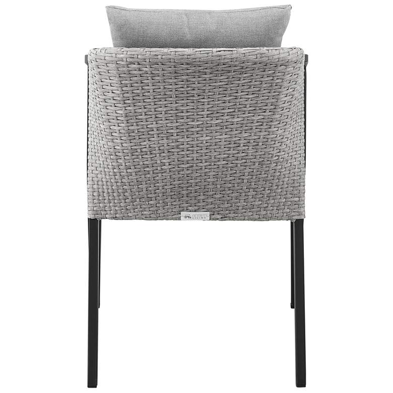 Image 7 Aileen Set of 2 Outdoor Patio Dining Chairs in Aluminum and Wicker more views
