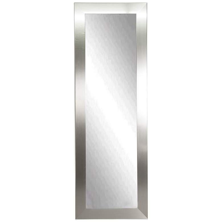 Image 2 Ailey Silver 26 inch x 64 inch Full Length Floor Mirror