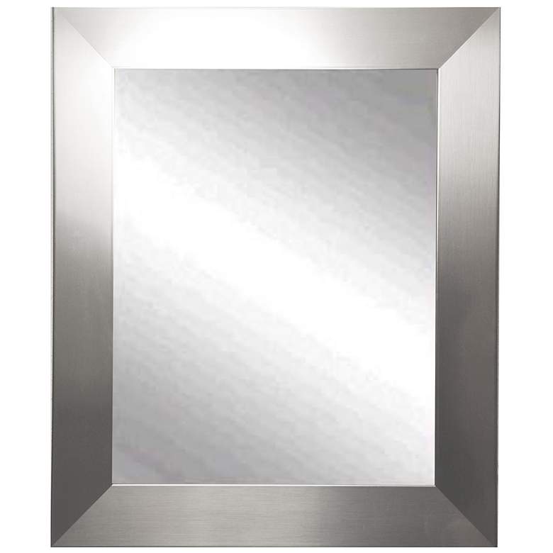 Image 2 Ailey Silver 39 1/2" x 45 1/2" Rectangular Wall Mirror