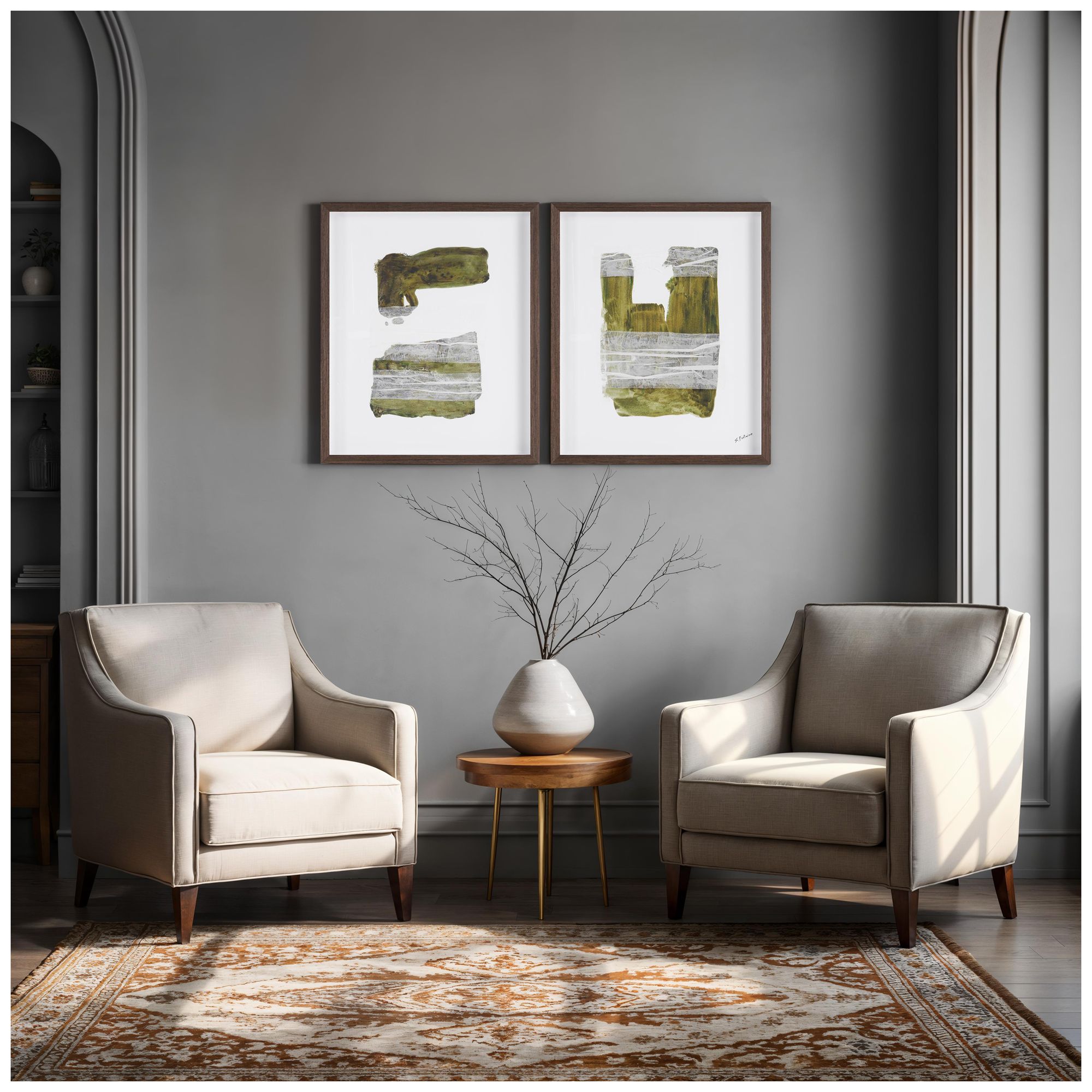 Image 4 Aimee 20.0" Wide Wall Decor, Printed Artwork (2 Piece Set) more views