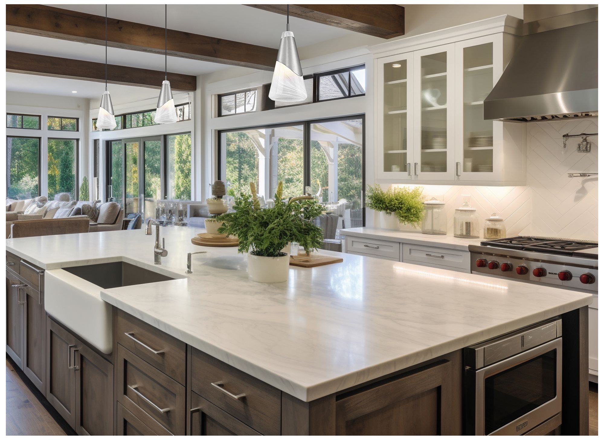 Image 3 Aimie by Z-Lite Brushed Nickel 1 Light Pendant more views