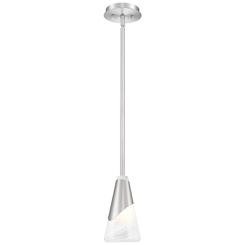Image 1 Aimie by Z-Lite Brushed Nickel 1 Light Pendant