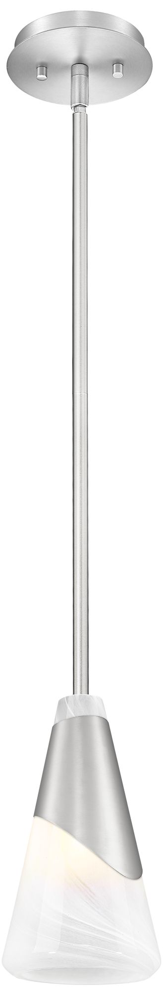 Image 4 Aimie by Z-Lite Brushed Nickel 1 Light Pendant more views
