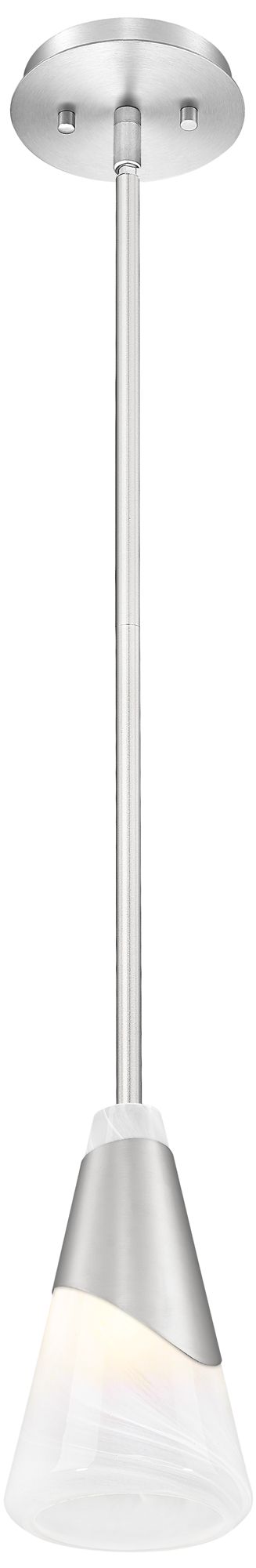 Aimie by Z-Lite Brushed Nickel 1 Light Pendant