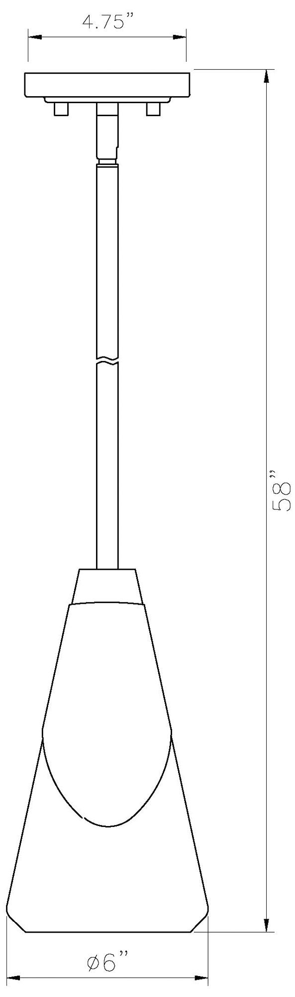 Aimie by Z-Lite Brushed Nickel 1 Light Pendant