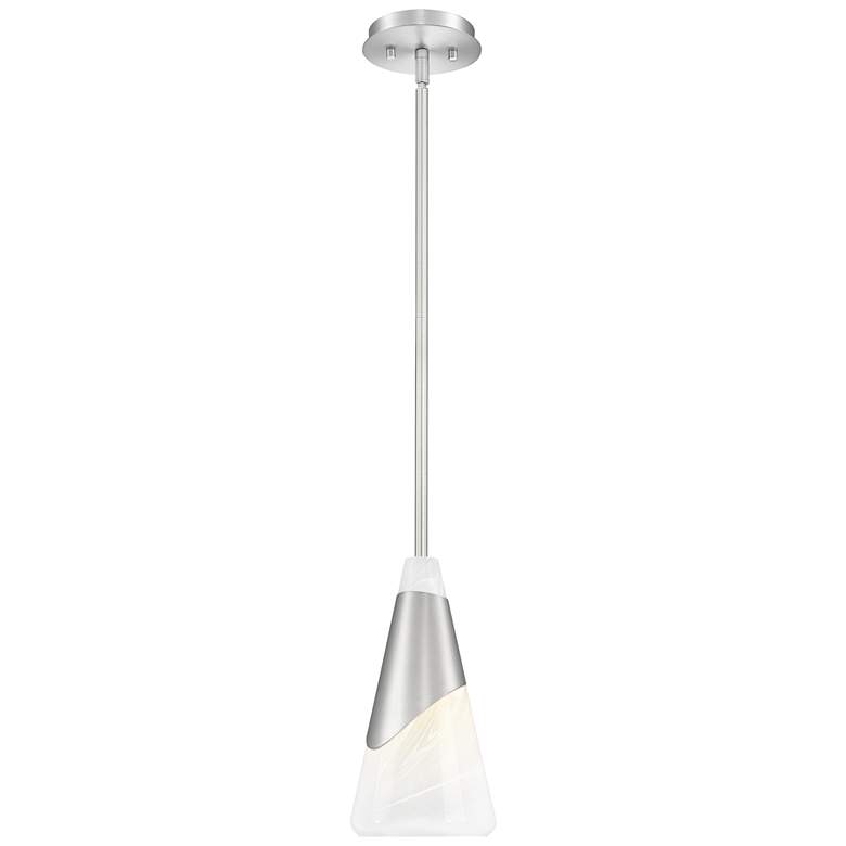 Image 1 Aimie by Z-Lite Brushed Nickel 1 Light Pendant