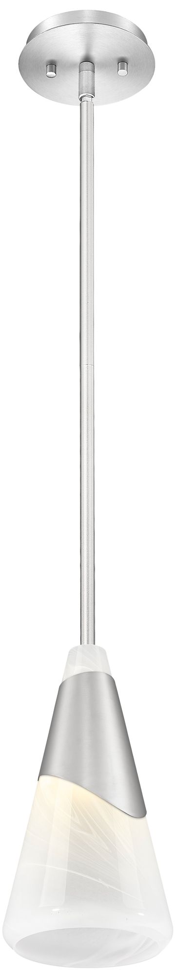 Image 4 Aimie by Z-Lite Brushed Nickel 1 Light Pendant more views