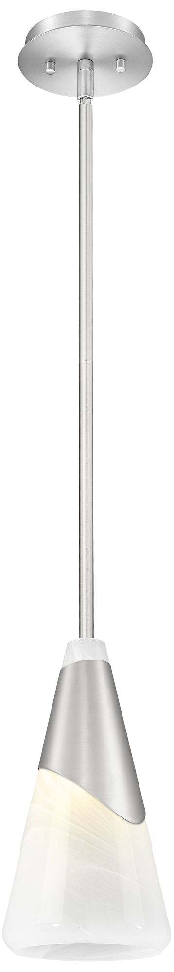 Aimie by Z-Lite Brushed Nickel 1 Light Pendant