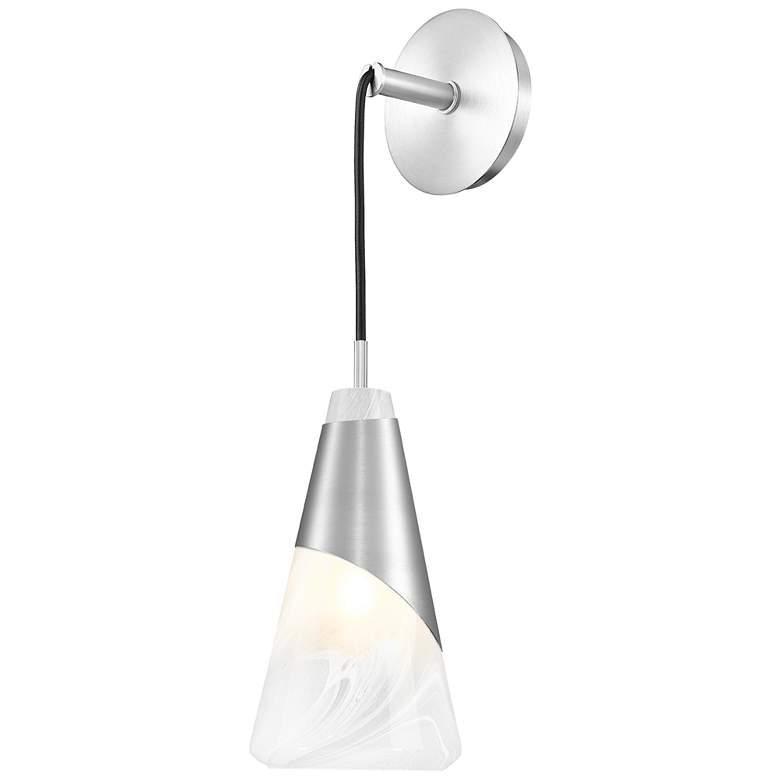 Image 1 Aimie by Z-Lite Brushed Nickel 1 Light Wall Sconce