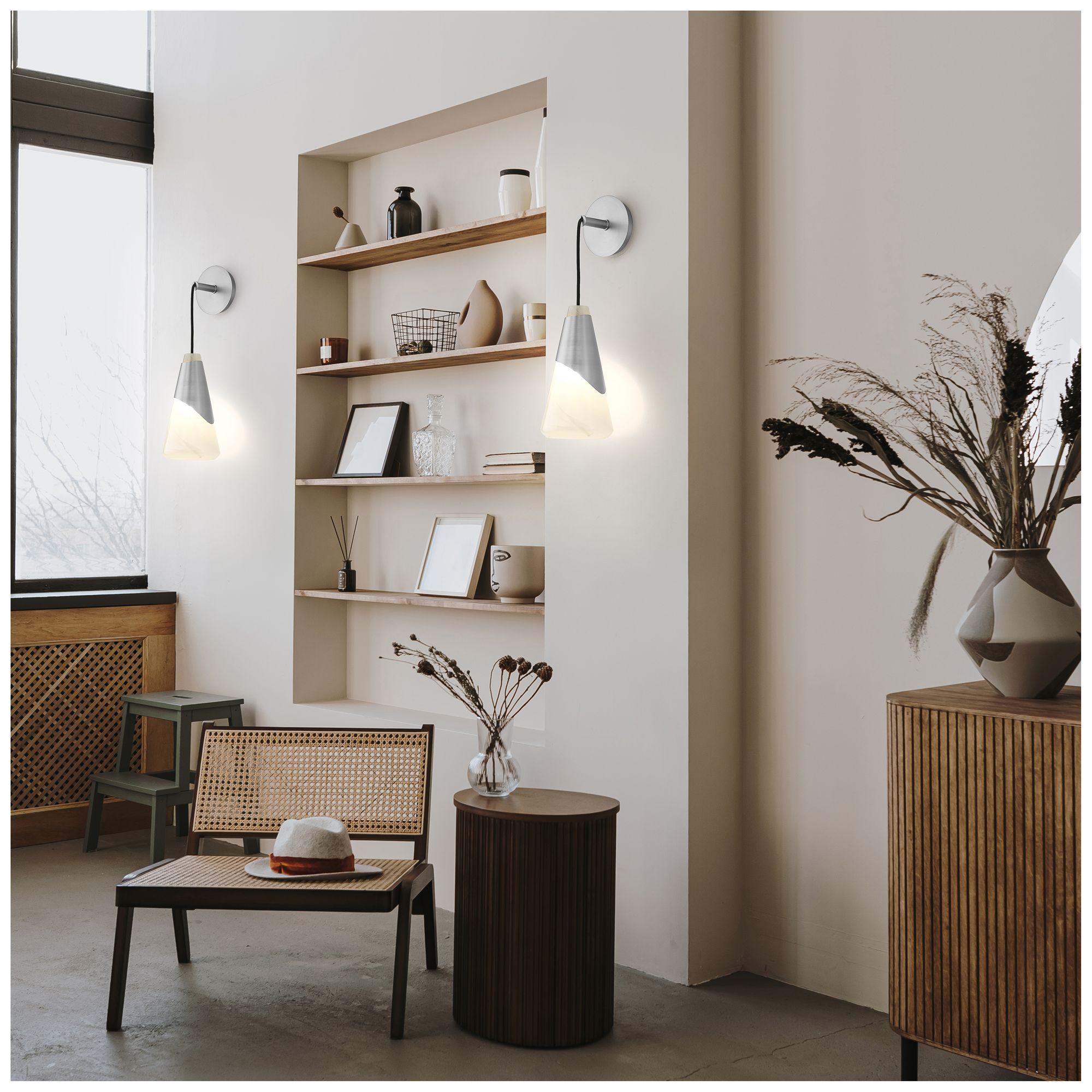 Image 2 Aimie by Z-Lite Brushed Nickel 1 Light Wall Sconce more views