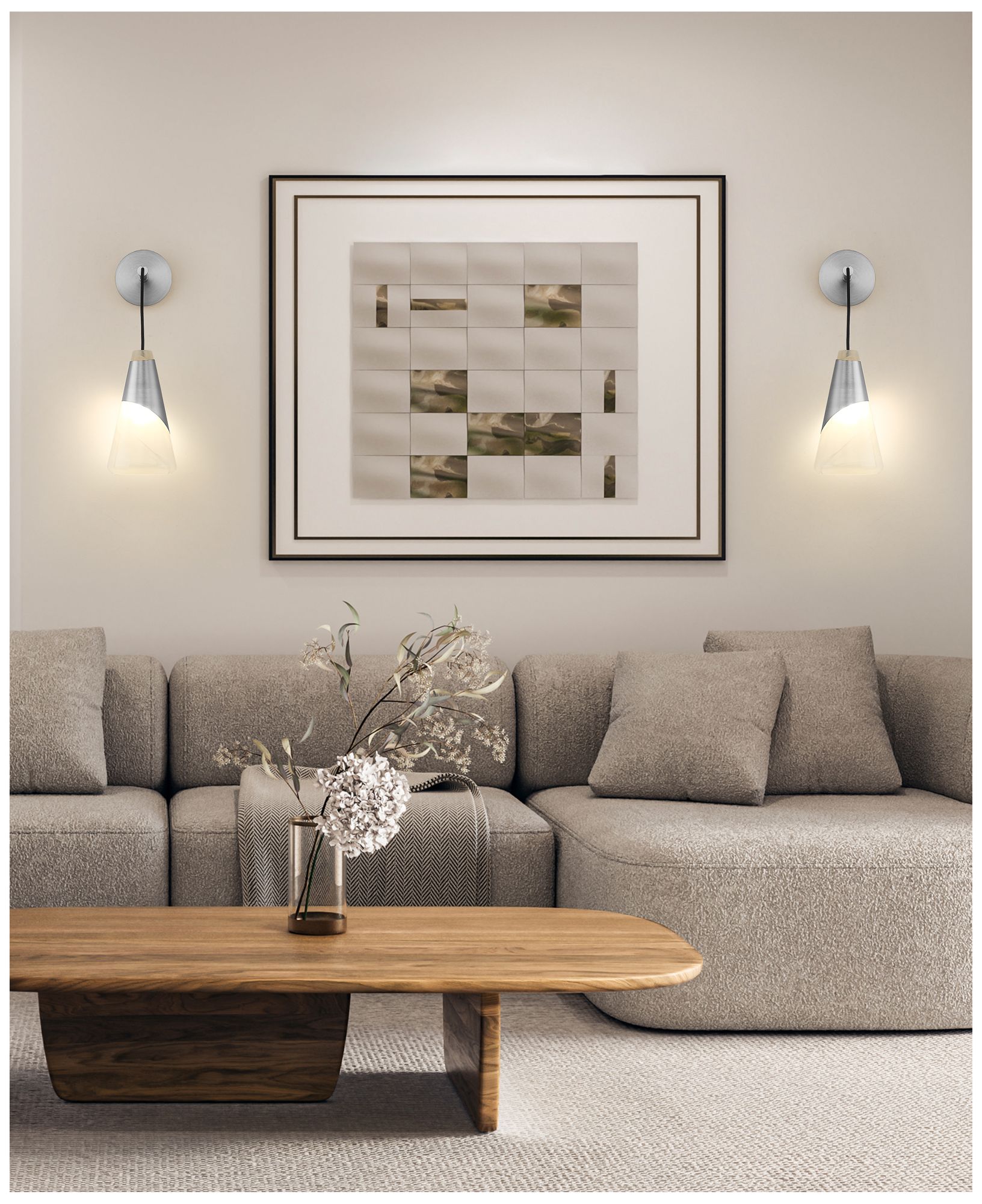 Image 3 Aimie by Z-Lite Brushed Nickel 1 Light Wall Sconce more views