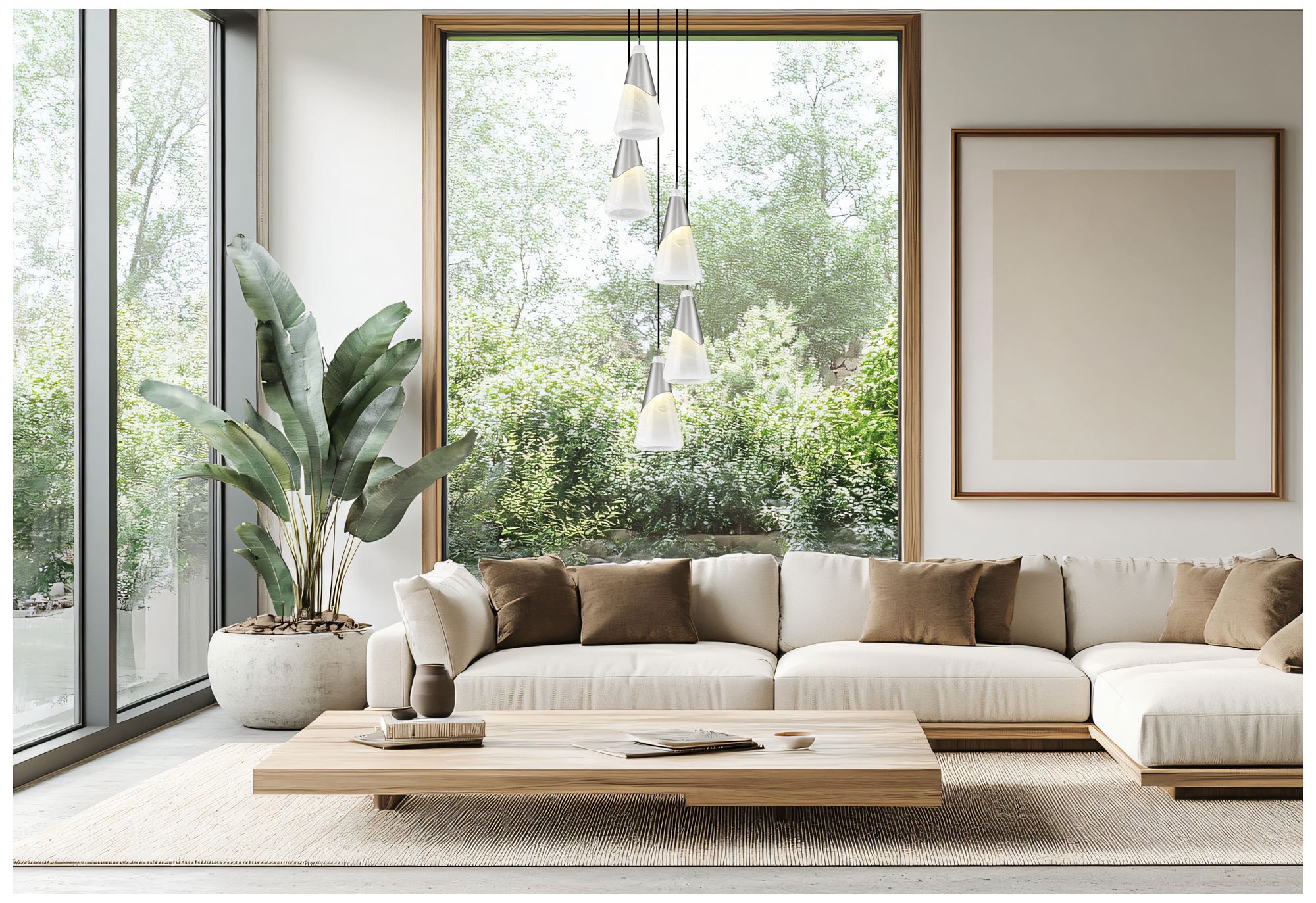 Image 2 Aimie by Z-Lite Brushed Nickel 5 Light Chandelier more views