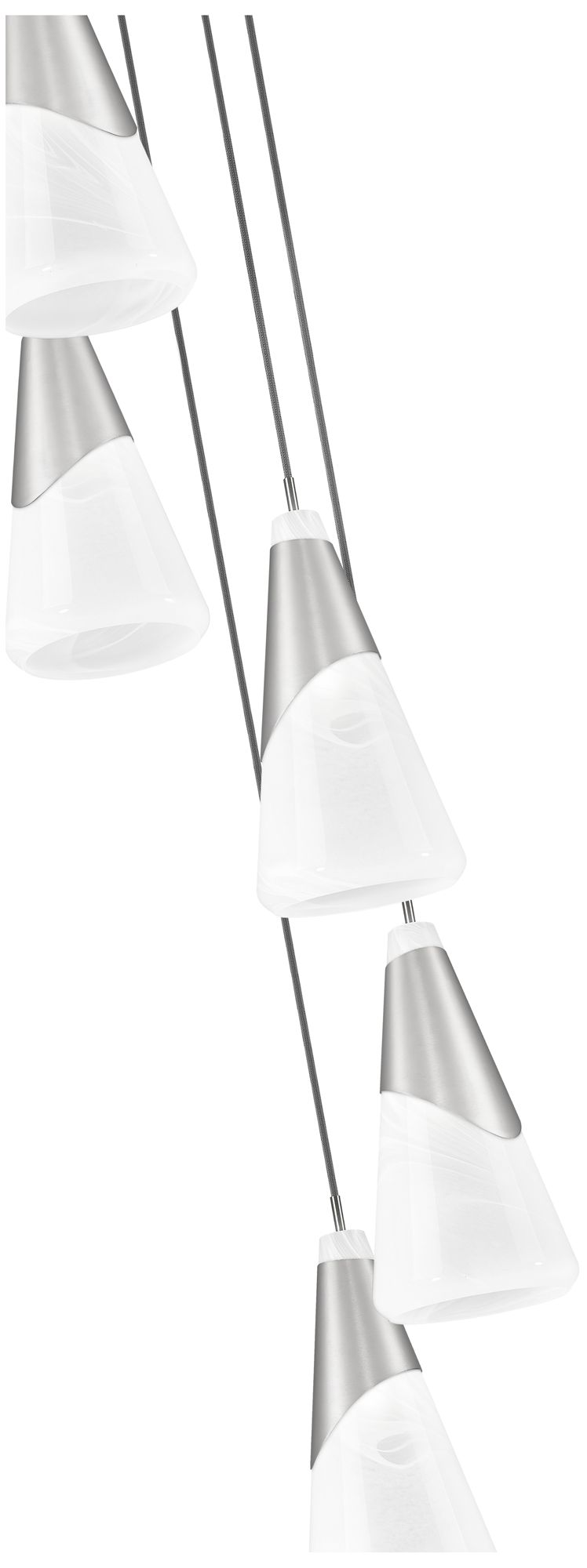 Image 6 Aimie by Z-Lite Brushed Nickel 5 Light Chandelier more views