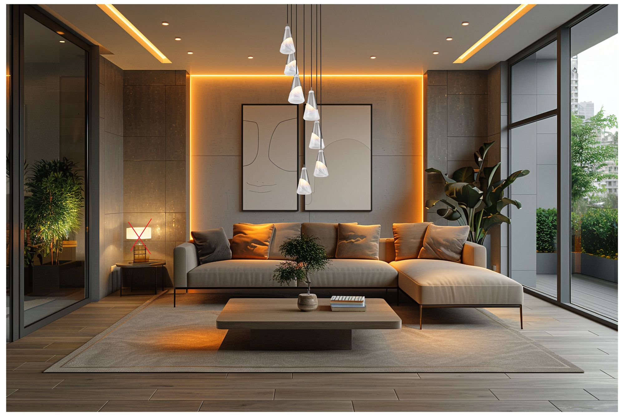 Image 3 Aimie by Z-Lite Brushed Nickel 7 Light Chandelier more views