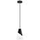 Aimie by Z-Lite Matte Black 1 Light Pendant
