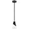 Aimie by Z-Lite Matte Black 1 Light Pendant