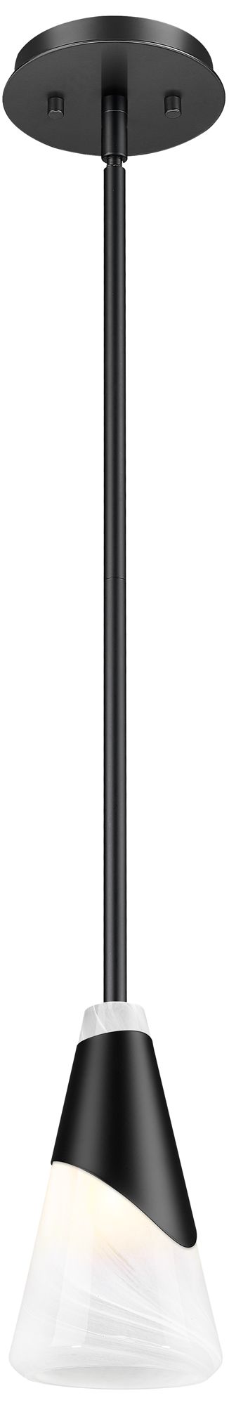 Image 4 Aimie by Z-Lite Matte Black 1 Light Pendant more views