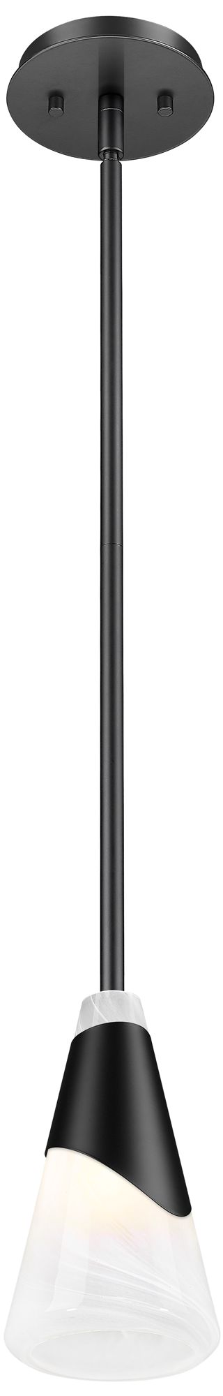 Image 5 Aimie by Z-Lite Matte Black 1 Light Pendant more views