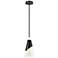 Aimie by Z-Lite Matte Black 1 Light Pendant