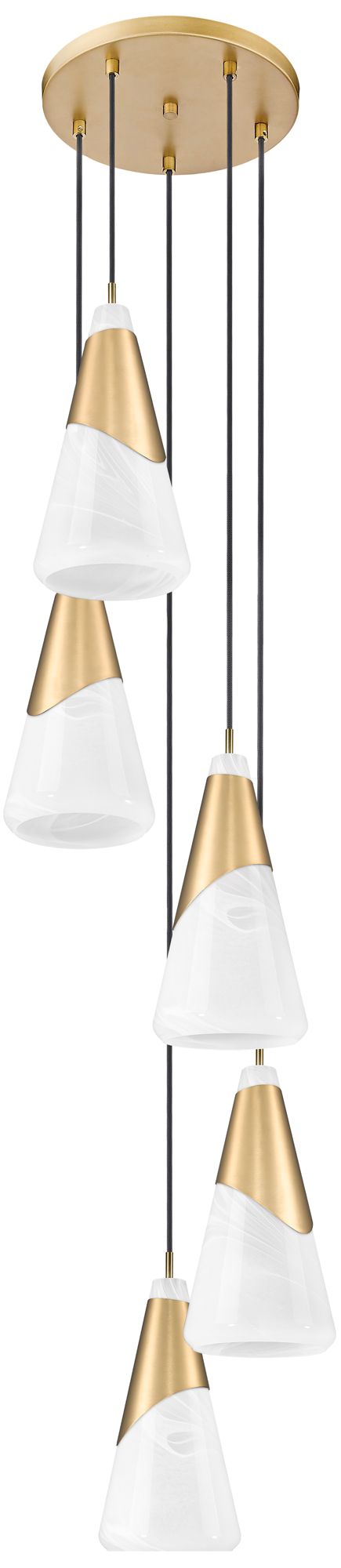 Image 7 Aimie by Z-Lite Modern Gold 5 Light Chandelier more views