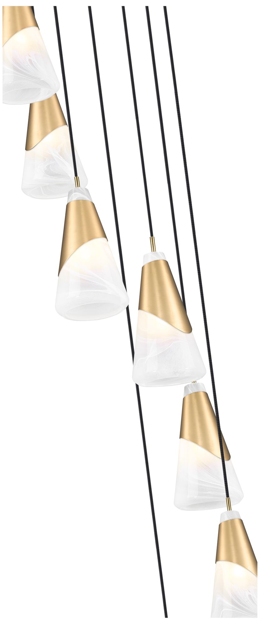 Image 6 Aimie by Z-Lite Modern Gold 7 Light Chandelier more views