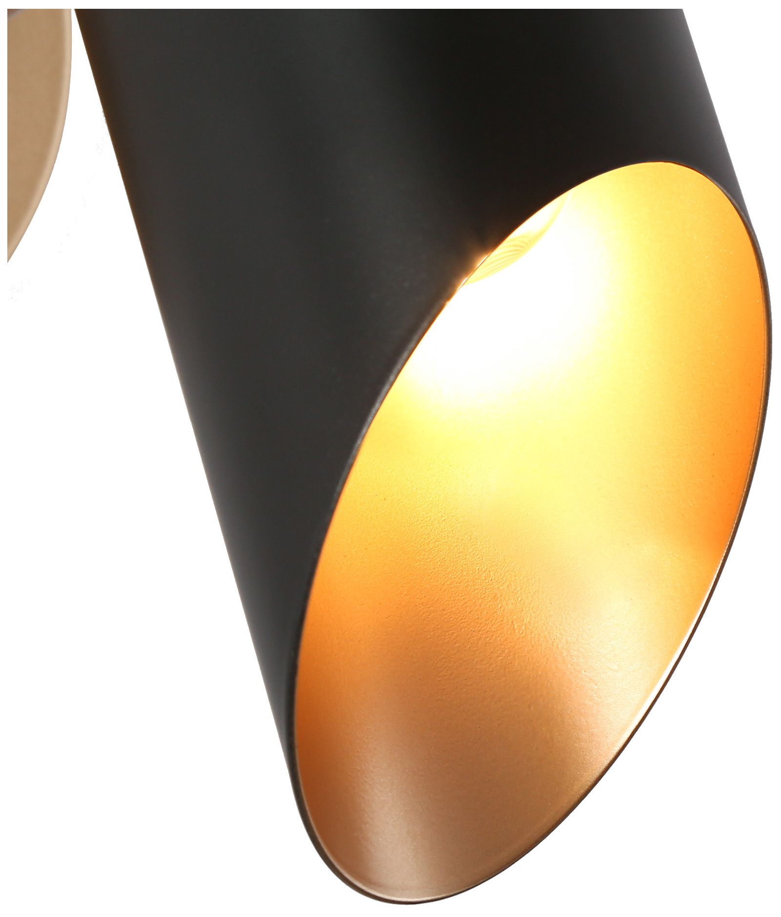 Image 5 Aimone 3.9" Wide Gold Black 1-Light Outdoor Wall Sconce more views