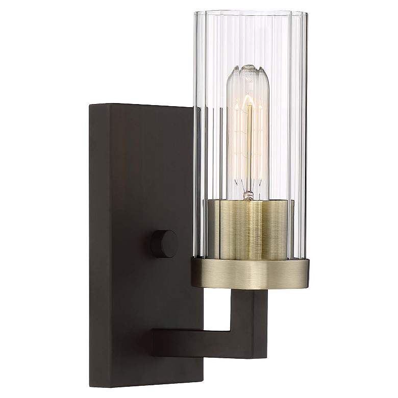Image 3 Ainsley Court 10 1/2" High Aged Kingston Bronze Wall Sconce more views