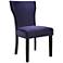 Ainsley Plum Velvet Upholstered Side Chair