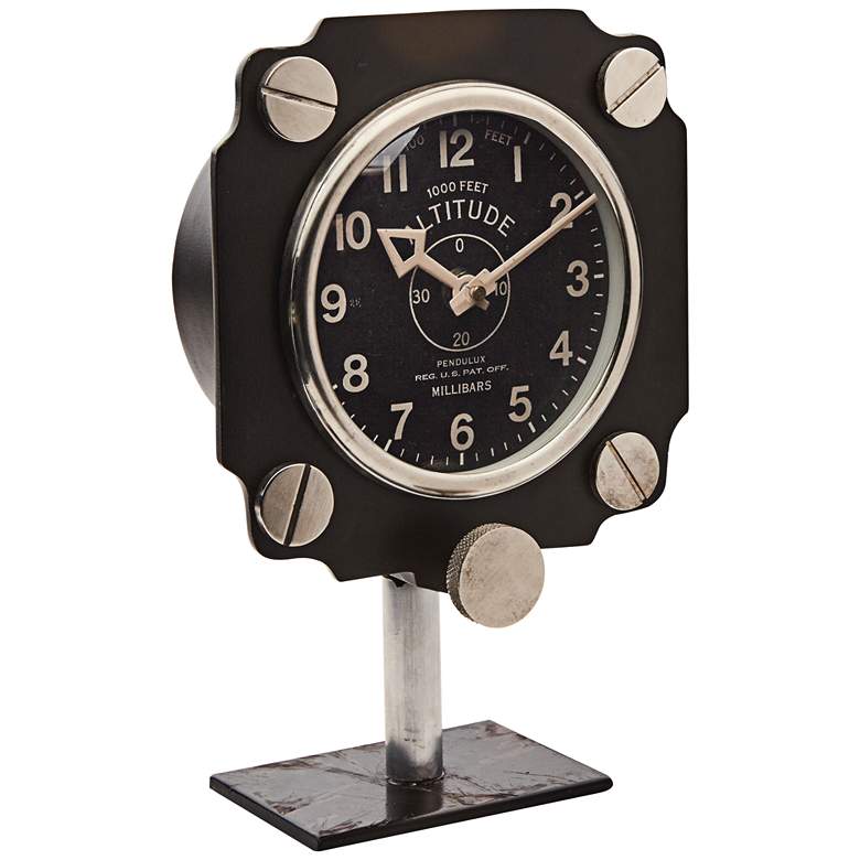 Image 1 Aircraft Altimeter Dial 10 inch High Table Clock