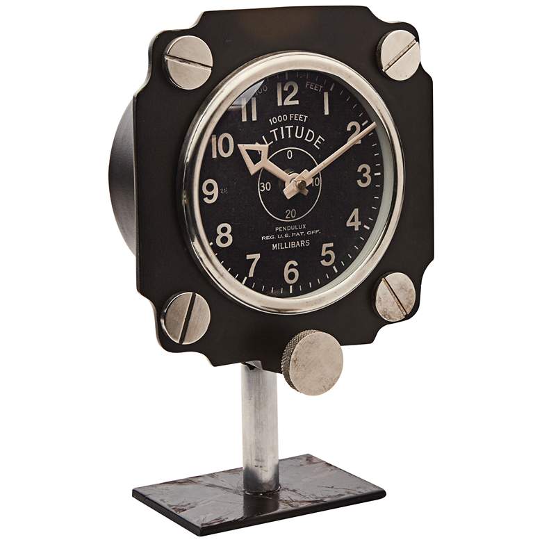 Image 1 Aircraft Altimeter Dial 10" High Table Clock