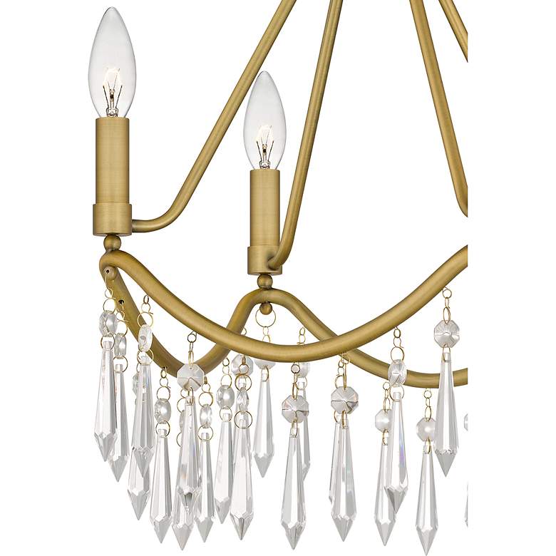 Image 6 Airedale 4-Light Aged Brass Semi-Flush Mount more views
