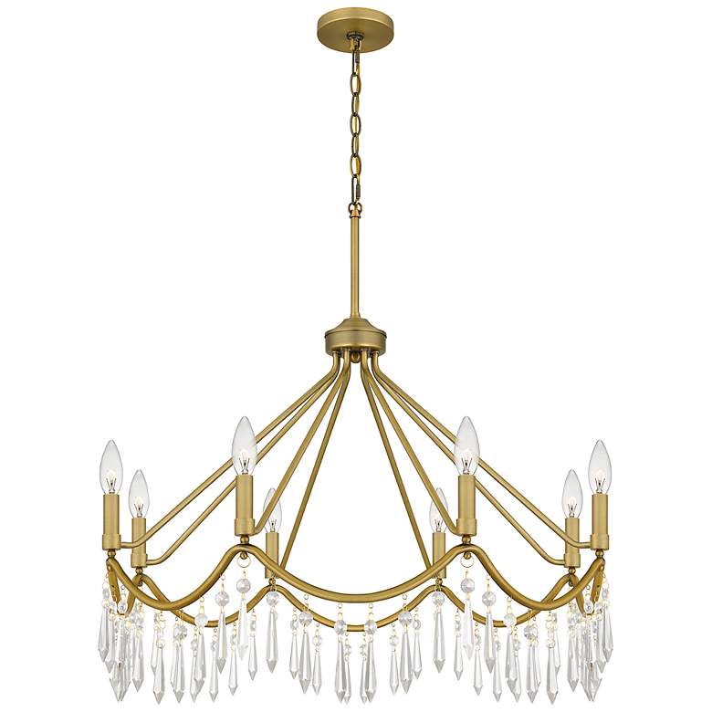 Image 1 Airedale 8-Light Aged Brass Chandelier