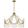 Airedale 8-Light Aged Brass Chandelier