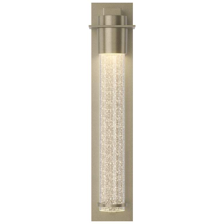 Image 1 Airis 24.3" High Soft Gold Sconce With Seeded Clear Glass Shade